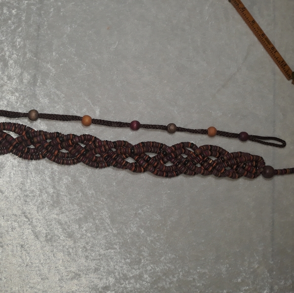 1980s wooden belt - Picture 6 of 8